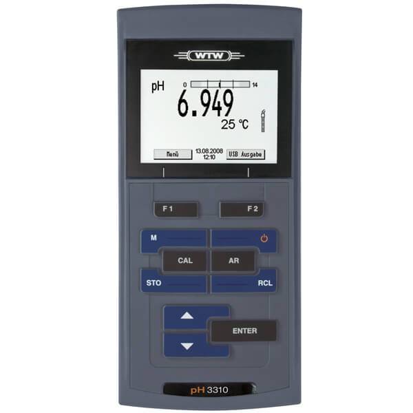 csm WTW 2AA310 ProfiLine pH 3310 portable meter front